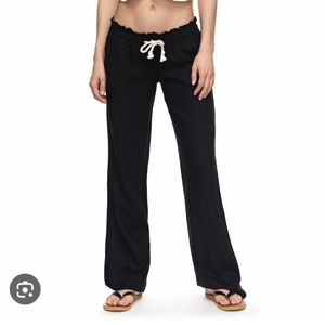 Roxy Oceanside Linen Womens Pants Trousers